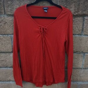 Burnt Orange Long Sleeve